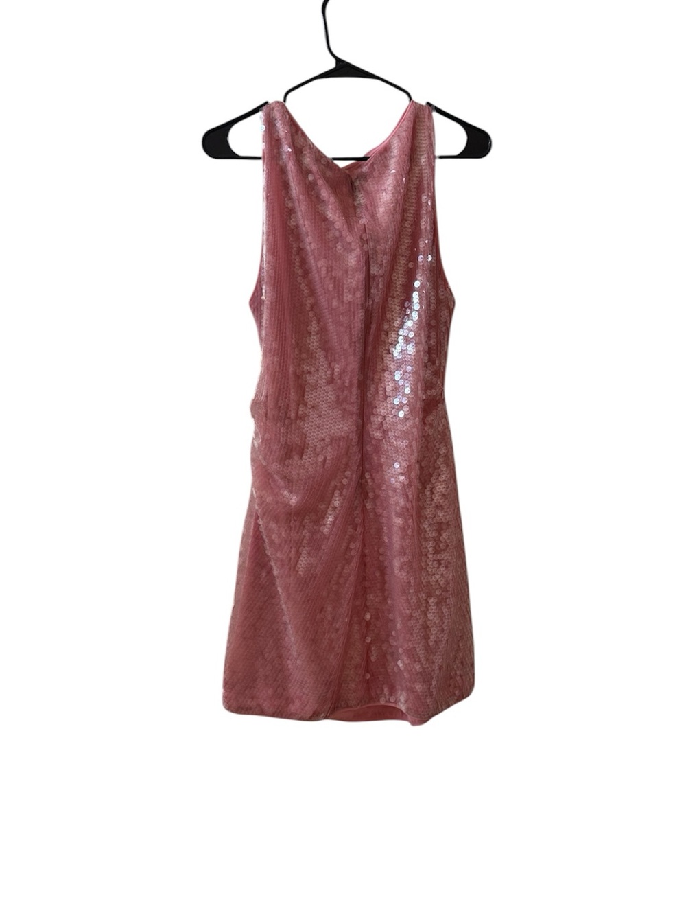 STAUD Eton Mini Sequin Dress in Sienna Pink Sz XL - Picture 7 of 9